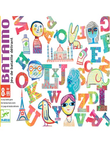 Batamo es un juego de rapidez mental con palabras, de la editorial Djeco