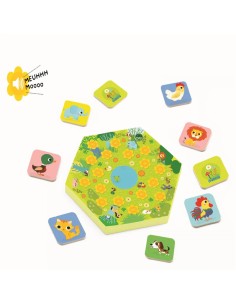 Memo Meuh es un juego de memoria sonora para niños de la editorial Djeco 2