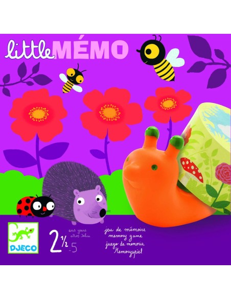 Little Memo es un precioso juego de memoria a partir de dos años y medio de la editorial Djeco