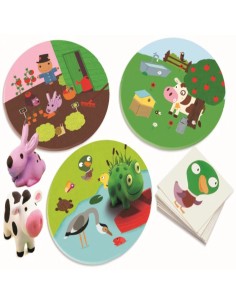 Little Association es un precioso juego de asociación a partir de dos años y medio de la editorial Djeco 2