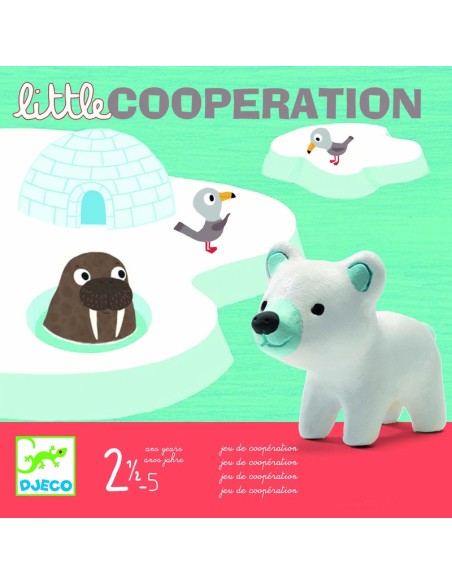 Little cooperation es un precioso juego cooperativo a partir de dos años y medio de la editorial Djeco