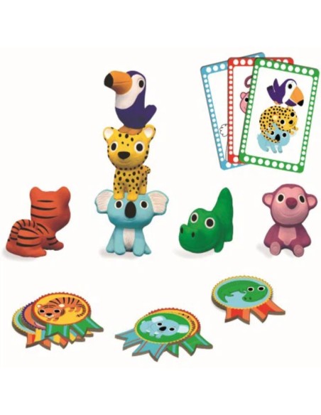 Con Little Action podras jugar a muchos mini juegos, de la editorial Djeco.