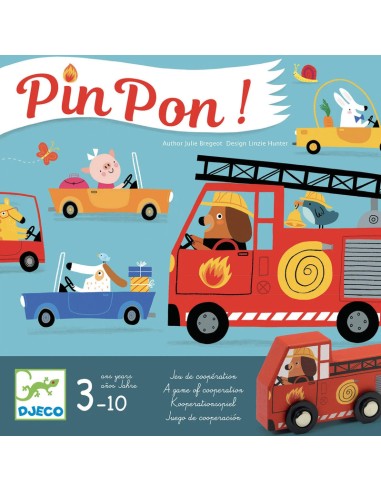 Pin Pon! es un juego de estrategia y cooperación a partir de 3 años de la editorial Djeco