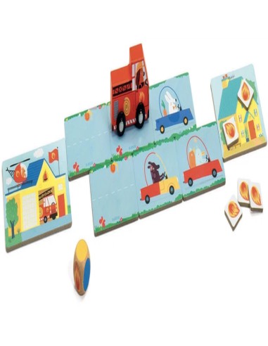 Pin Pon es un juego de estrategia y cooperación a partir de 3 años de la editorial Djeco