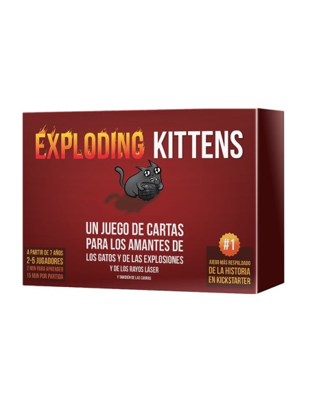 Exploding Kittens es un divertido juego de cartas