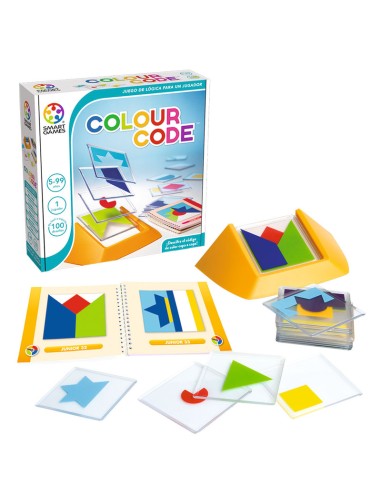Colour Code es un juego de lógica indivual a partir de 5 años de la editorial Smart Games