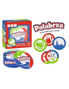 Palabrea es un juego de rapidez y   vocabulario de la editorial Lúdilo. 2