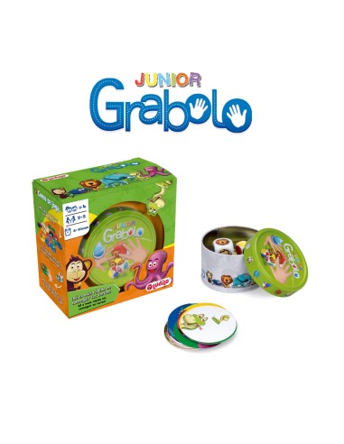 Grabolo Jr es la versión infantil del juego de rapidez Grabolo editado por Lúdilo.