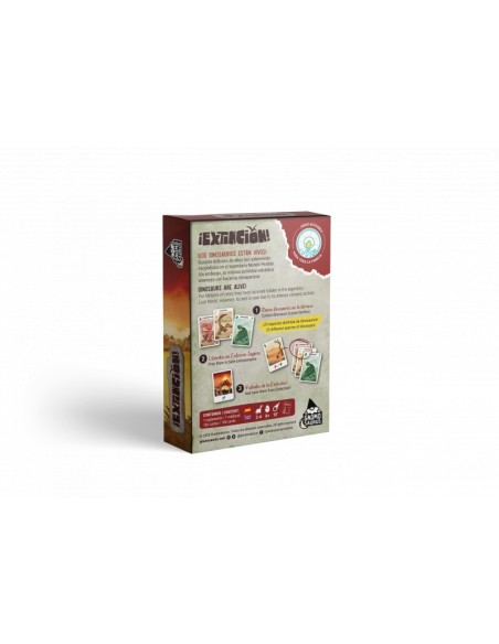 ¡Extinción! es un divertido juego de cartas familiar editado por Tranjis