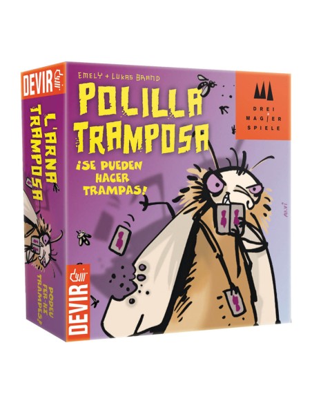 Polilla Tramposa es un divertido juego de cartas editado por Devir