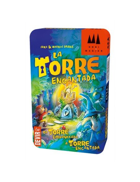 La Torre encantada es un juego de estrategia para niños a partir de 5 años de la editorial Devir
