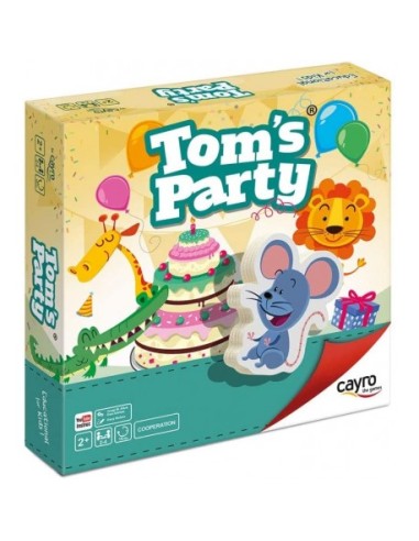 Tom´s party es un precioso juego de habiliad y memoria de Cayro