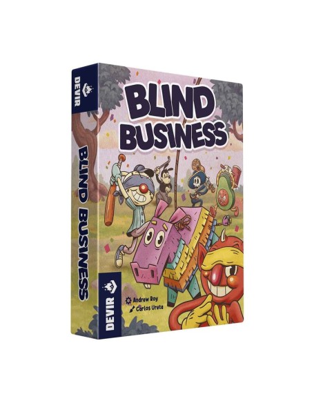Blind Bussines es un divertido juego de Devir pocket.