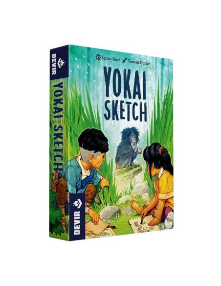 Yokai Sketch es un juego de cartas para dos jugadores de Devir pocket
