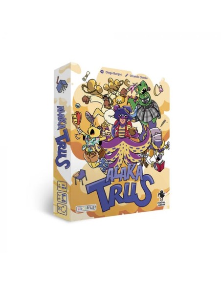 Alakatrus es un divertido juego de cartas distribuido por Zacatrus.