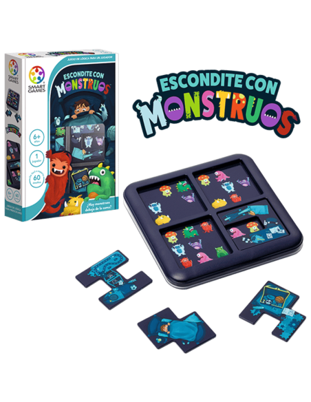 Escondite con Monstruos es un divertido juego de lógica distribuido por Lúdilo.