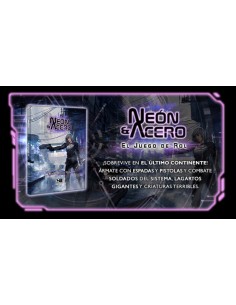 Neón y Acero el Juego de Rol está basado en un futuro postapocaliptico con una estética Ciberpunk. 2