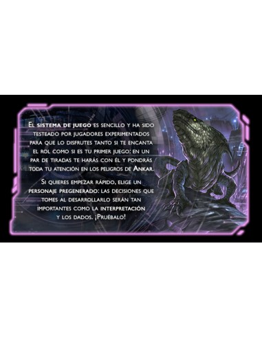 Neón y Acero el Juego de Rol está basado en un futuro postapocaliptico con una estética Ciberpunk.