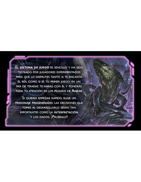 Neón y Acero el Juego de Rol está basado en un futuro postapocaliptico con una estética Ciberpunk.
