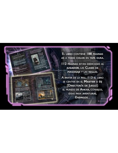 Neón y Acero el Juego de Rol está basado en un futuro postapocaliptico con una estética Ciberpunk.