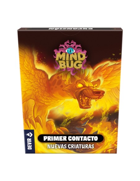 Mindbug Primer Contacto - Nuevas Criaturas es una expansión del juego Mindbug, distribuido por Devir.
