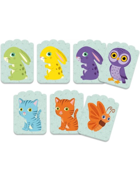 Little Match es un juego de asociación a partir de 2 años, editado por Djeco.