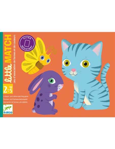 Little Match es un juego de asociación a partir de 2 años, editado por Djeco.
