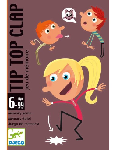 Tip Top Clap es un divertido juego familiar de memoria editado por Djeco.
