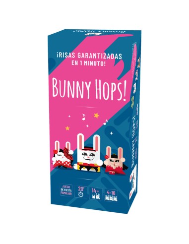 Bunny Hops! es un divertido juego de cartas editado por Asmodee.