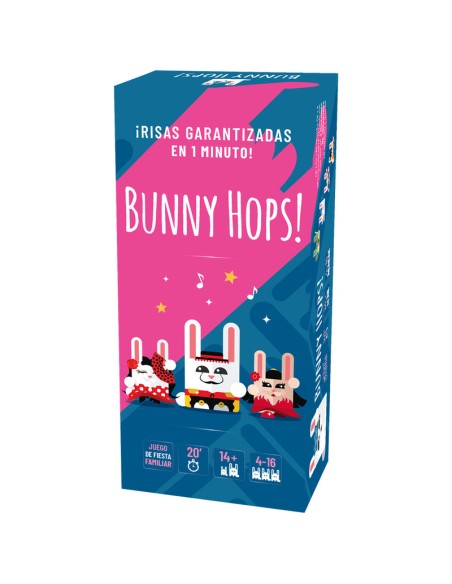 Bunny Hops! es un divertido juego de cartas editado por Asmodee.