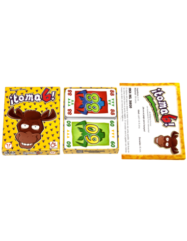 ¡Toma 6! es un divertido juego de cartas distribuido por Mercurio.