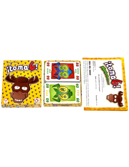 ¡Toma 6! es un divertido juego de cartas distribuido por Mercurio.