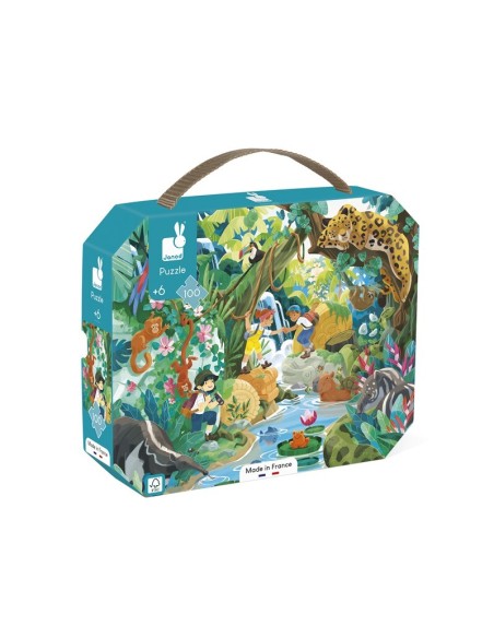 Puzzle Aventura Inca es un precioso puzzle de Janod