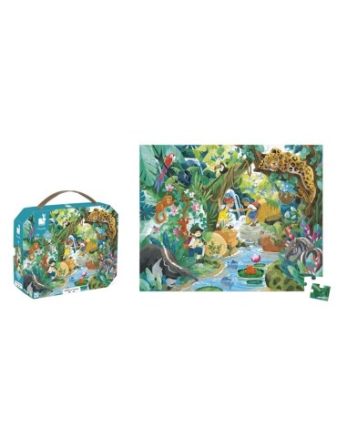 Puzzle Aventura Inca es un precioso puzzle de Janod