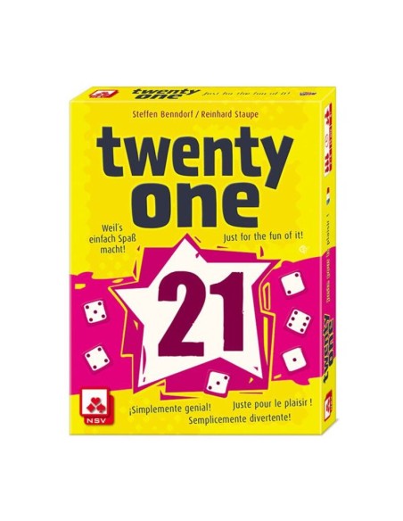 Twenty One es un divertido juego de tentar la suerte, distribuido por Mercurio.