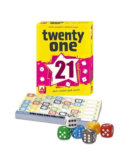 Twenty One es un divertido juego de tentar la suerte, distribuido por Mercurio.
