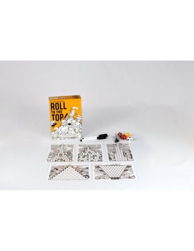 Roll to the Top es un divertido juego de Roll & Write distribuido por Zacatrus.