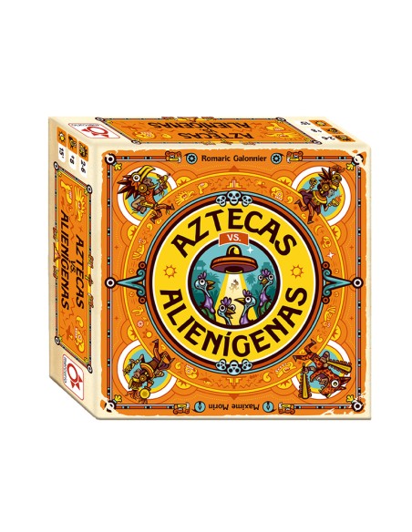 Aztecas vs Alienígenas es un divertido juego distribuido por Mercurio.