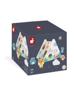 Caja con formas Pure es una caja de formas para los más pequeños. Fabricada por Janod