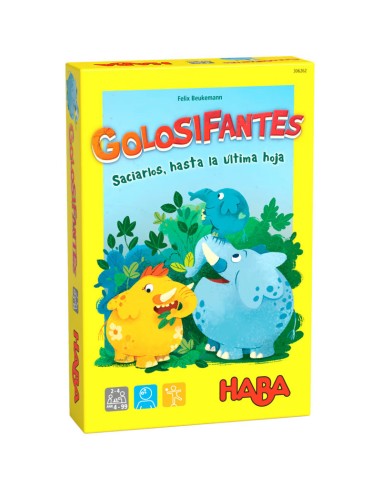 Golosifantes es un juego de lógica para los más pequeños, editado por HABA.