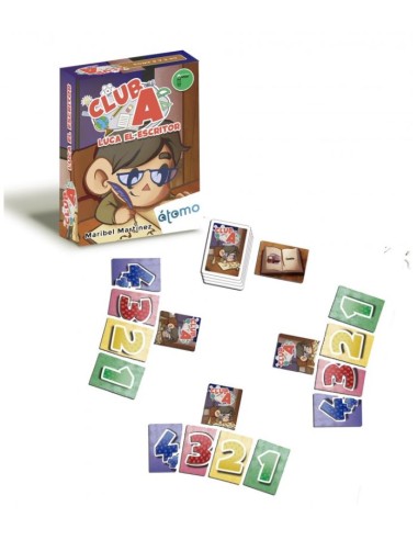 Luca el escritor es un juego de gramática a partir de 6 años. Editado por Átomo Games.