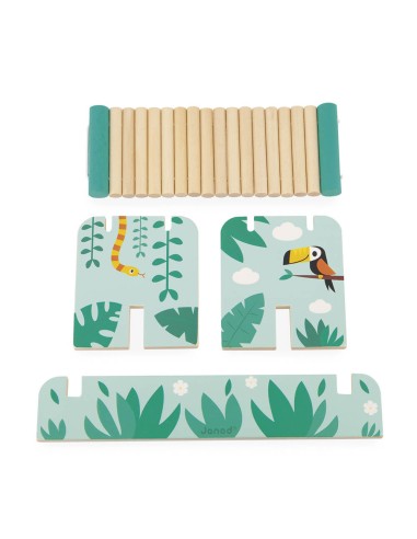 Tropik - Juego de equilibrio de Janod es un juego de madera ideal para el desarrollo de la motricidad. Fabricado por Janod.