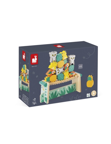 Tropik - Juego de equilibrio de Janod es un juego de madera ideal para el desarrollo de la motricidad. Fabricado por Janod.