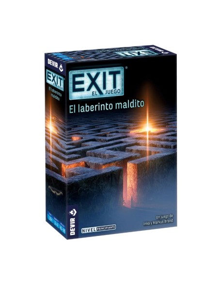 Exit: El laberinto maldito es un divertido escape room distribuido por Devir.