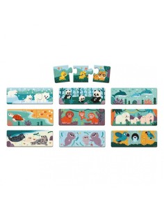 Puzzle de asociación editado por Janod. 2