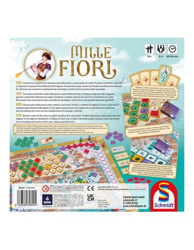 Mille Fiori es un juego abstracto de Reiner Knizia, editado por Devir.