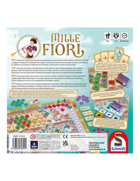 Mille Fiori es un juego abstracto de Reiner Knizia, editado por Devir.