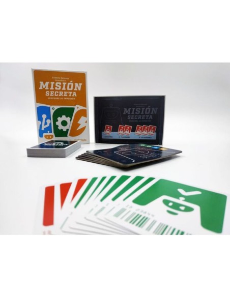 Misión Secreta es un juego semicooperativo de roles ocultos, distribuido por Zacatrus