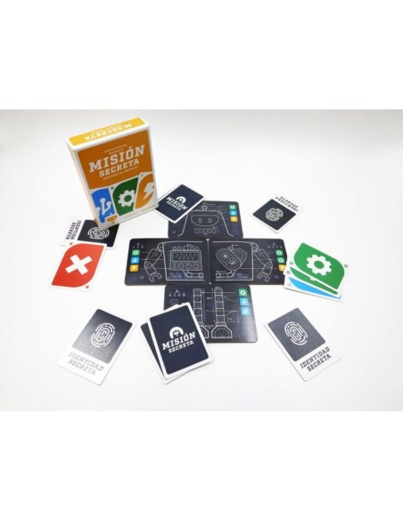 Misión Secreta es un juego semicooperativo de roles ocultos, distribuido por Zacatrus