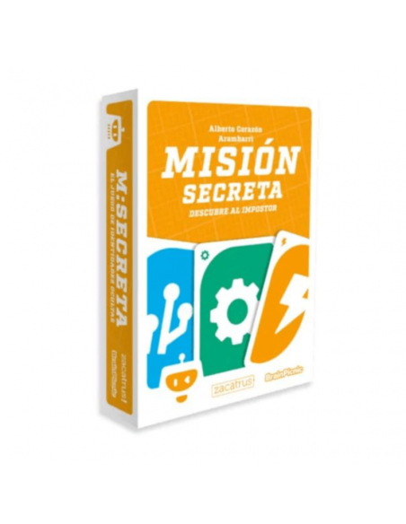 Misión Secreta es un juego semicooperativo de roles ocultos, distribuido por Zacatrus